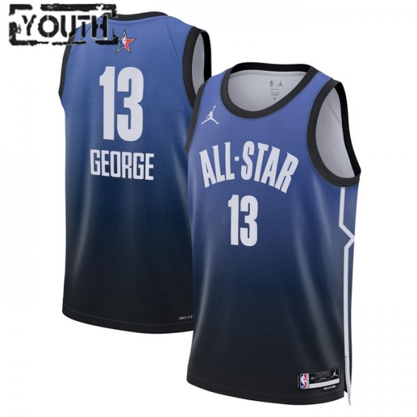 All-Star 2023 Trikot Team 1 Paul George 13 Nike Blau Swingman - Kinder